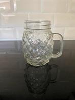 Leuke glazen pot met handvat ananas, Ophalen of Verzenden, Zo goed als nieuw