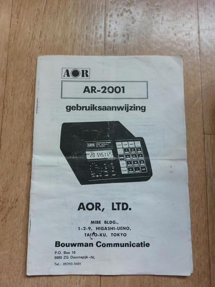 AOR AR-2001 Scanner., Audio, Tv en Foto, Radio's, Gebruikt, Overige typen, Ophalen
