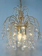 gemerkte SWAROVSKI STRASS kroonluchter hanglamp vintage, Huis en Inrichting, Lampen | Kroonluchters, Ophalen of Verzenden, Baak