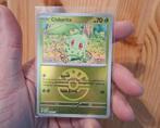 Chikorita friendball reverse holo!, Hobby en Vrije tijd, Verzamelkaartspellen | Pokémon, Ophalen of Verzenden, Zo goed als nieuw