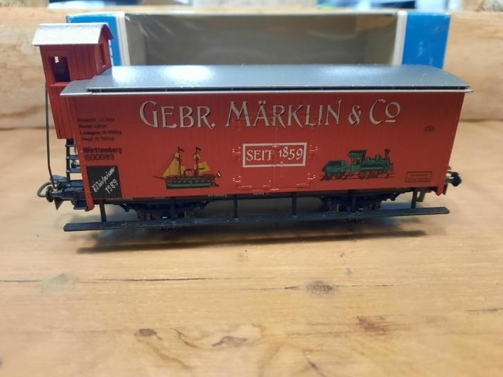 [ W2820 ] Marklin H0  - Museumwagen 1989, Hobby en Vrije tijd, Modeltreinen | H0, Nieuw, Wagon, Wisselstroom, Märklin, Ophalen of Verzenden