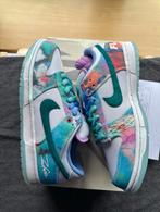 Nike SB Dunk Low Futura Bleached Aqua, Blauw, Ophalen of Verzenden, Sneakers of Gympen, Nike sb