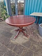 Gratis Ronde Houten Tafel, Huis en Inrichting, Tafels | Eettafels, Ophalen, Gebruikt, Klassiek, Rond