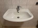 SPHINX WASTAFEL MET GROHE MENGKRAAN 60 CM BREED, Doe-het-zelf en Verbouw, Sanitair, Ophalen, Zo goed als nieuw, Wastafel