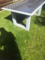 Unieke bbq tafel, Tuin en Terras, Tuintafels, Ophalen of Verzenden, Gebruikt, Rechthoekig, Metaal