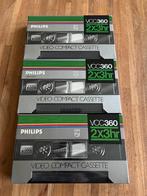 3 nieuwe Philips video 2000 videobanden , tape VCC 360, Audio, Tv en Foto, Videospelers, Nieuw, Videoband, Ophalen of Verzenden