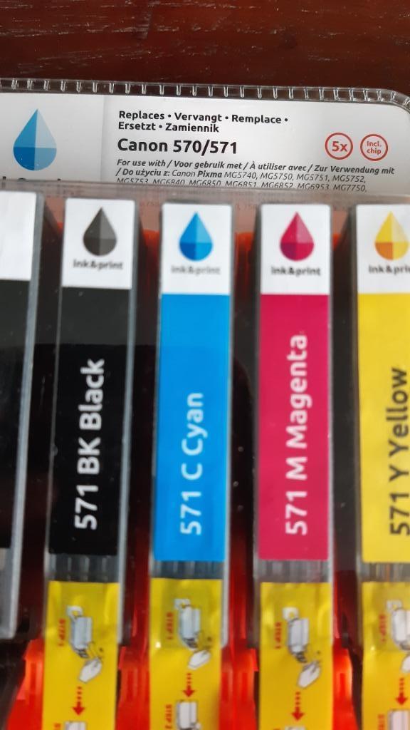 Inktpatronen Canon printer, Computers en Software, Printers, Nieuw, Printer, Inkjetprinter, Kleur printen, Kopieren, Zwart-en-wit printen