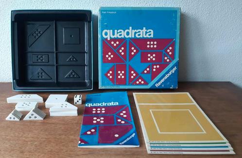 Vintage Quadrata spel Ravensburger 1974, Hobby en Vrije tijd, Gezelschapsspellen | Overige, Zo goed als nieuw, Ophalen of Verzenden
