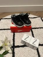 Heel goed zwart leer Nike Jordan Flight baby sneaker 22, Schoentjes, Jongetje of Meisje, Ophalen of Verzenden, Zo goed als nieuw