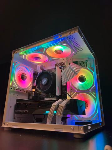 Witte Game Pc | RTX 3070 | Ryzen 7 | 1TB beschikbaar voor biedingen