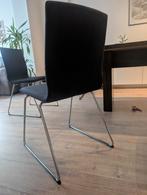 6x Ikea dining room chairs, chrome-plated/blue, Ophalen, Gebruikt