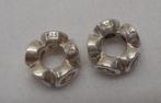Pandora zilveren set bedels met steentjes nr.749, Verzenden, Pandora, Zo goed als nieuw, 2 of 3 bedels