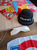 Sarah 50 jaar feestartikelen, Ophalen of Verzenden, Gebruikt, Feestartikel, Abraham of Sarah