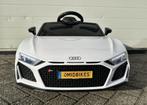 Audi R8 12v wit Afstands. / Bleutooht / Leder en Rubberba., Kinderen en Baby's, Speelgoed | Buiten | Voertuigen en Loopfietsen