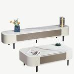TV meubel + salontafel in marmer (showroommodel -60%), Ophalen, Overige materialen, Tijdloos en modern, 50 tot 100 cm