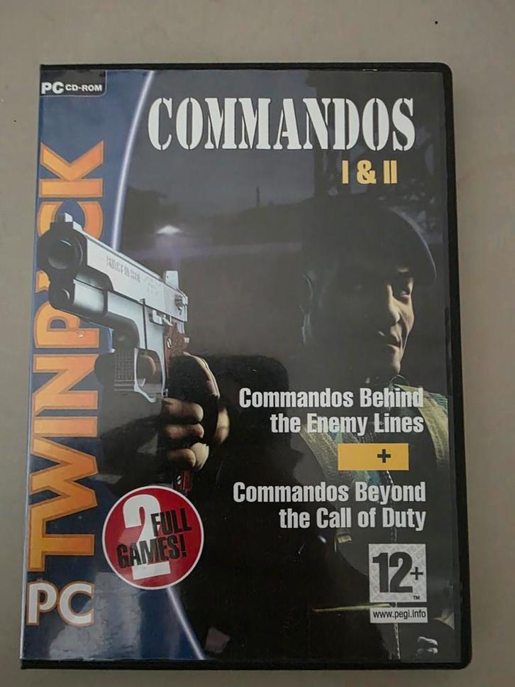 Pc game Commandos I & II, Spelcomputers en Games, Games | Pc, Zo goed als nieuw, Avontuur en Actie, 1 speler, Vanaf 3 jaar, Ophalen of Verzenden