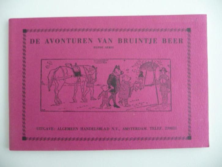 stripboek DE AVONTUREN VAN BRUINTJE BEER -ELFDE SERIE- (1970, Boeken, Stripboeken, Eén stripboek, Ophalen of Verzenden