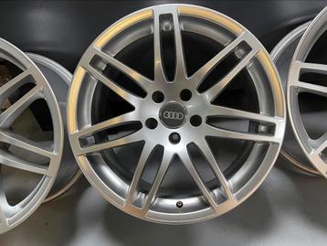 LM velgen, 18 inch zilver, Audi A4 en A5, 7 dubbele spaken