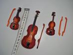 mini houten viool violen set 1 stuk 12 cm 2 stuks 9 cm, Ophalen of Verzenden, Nieuw, Overige typen