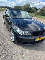 BMW 1-Serie 2.0 120I Cabrio 2009 Zwart, Auto's, 1-Serie, 680 kg, 4 cilinders, Cabriolet