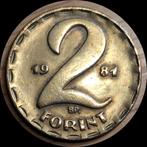 119# Hongarije 2 Forint 1981 km591, Ophalen of Verzenden, Hongarije