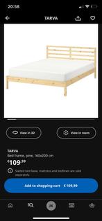 tarva ikea bedframe 140x200, Tweepersoons, Ophalen of Verzenden, Zo goed als nieuw, 160 cm
