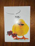 Mega top 100 radio 3fm logo kuiken postkaart, Verzamelen, Ophalen of Verzenden, 1980 tot heden, Ongelopen, Cultuur en Media