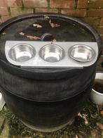 Voederplateau 3 baks, Dieren en Toebehoren, Ophalen, Gebruikt, Metaal, Volière