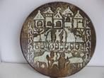 Leuk geëmailleerd bord uit voormalig Yoegoslavië., Antiek en Kunst, Antiek | Wandborden en Tegels, Ophalen