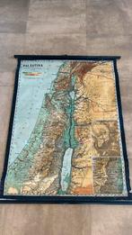 Landkaart schoolkaart van Palestina, Antiek en Kunst, Antiek | Schoolplaten, Ophalen of Verzenden, Aardrijkskunde