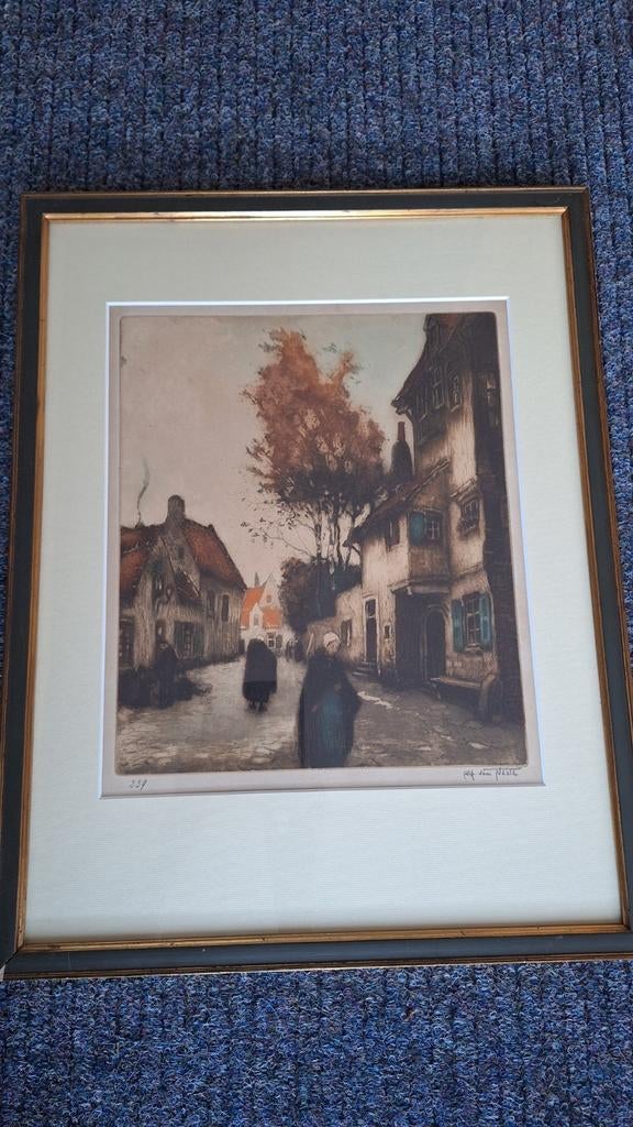 Schilderij van Alfred van Neste, Ophalen