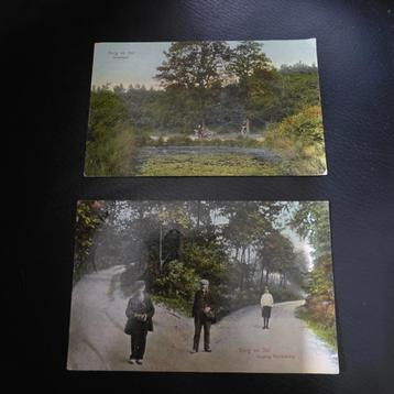 2 vintage ansichtkaarten gelopen Berg en Dal  beschikbaar voor biedingen