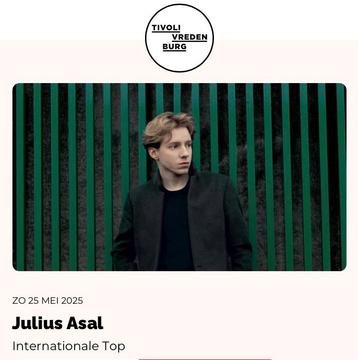2 kaartjes voor Julius Asal, 25 mei, Vredenburg Utrecht beschikbaar voor biedingen