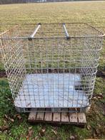 Stalen, fijnmazige ibc-container, Ophalen, Zo goed als nieuw