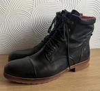 Footwork. Leren heren laarzen. Mt 43., Zwart, Boots, Ophalen of Verzenden, Zo goed als nieuw