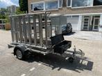 rolsteiger aanhanger met rolsteiger ca. 7,2 m WH, Doe-het-zelf en Verbouw, Steigers, Ophalen, Zo goed als nieuw, Rolsteiger of Kamersteiger