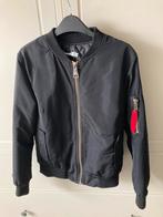 Bomberjack zomerjas meiden zwart XS, Ophalen of Verzenden, Zo goed als nieuw, Maat 34 (XS) of kleiner, Zwart