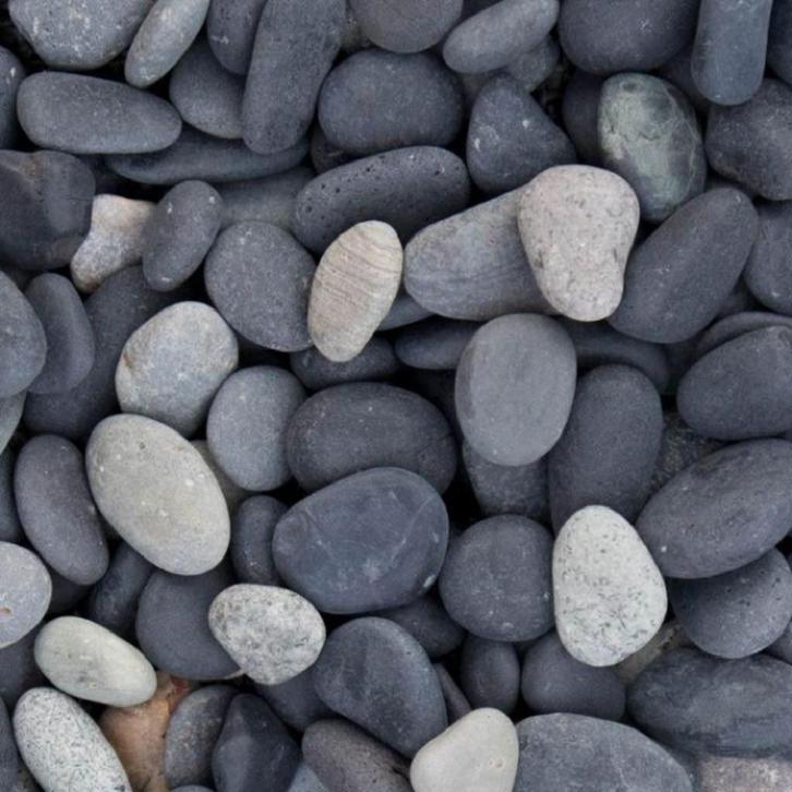 Beach Pebbles Antraciet 8–16 mm 20KG, Tuin en Terras, Grind, Keien en Split, Nieuw, Split, Ophalen