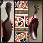 Vintige Tiki Maori Houten lepel, Ophalen of Verzenden