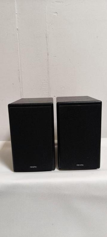 Set van 2 zwarte Denon bookshelf boxen beschikbaar voor biedingen