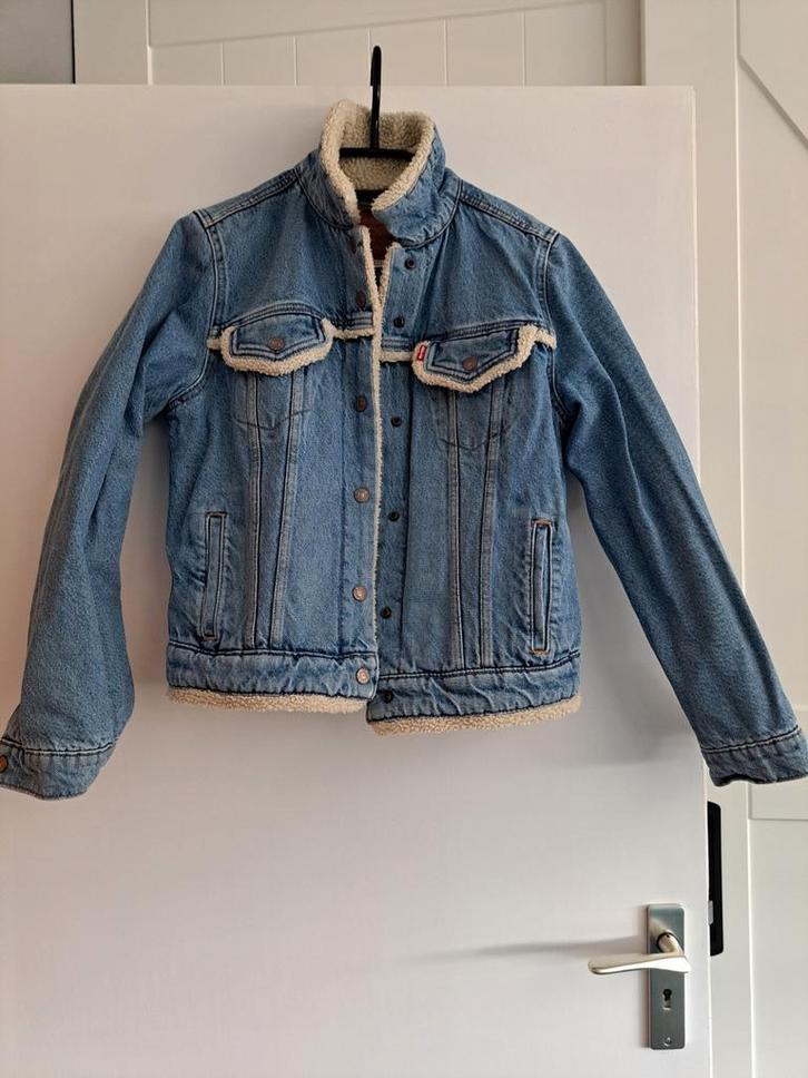 Winterjas., Kleding | Dames, Jassen | Winter, Zo goed als nieuw, Maat 38/40 (M), Blauw, Ophalen