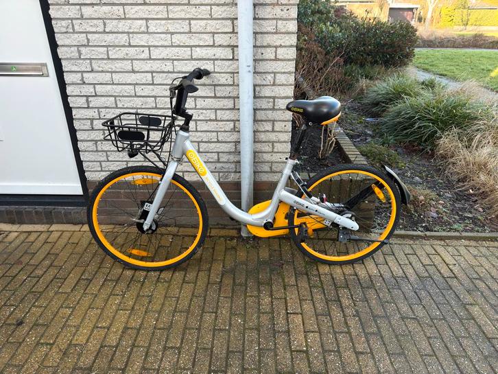 Gebruikte Obike Stadsfiets met Mand, Fietsen en Brommers, Fietsen | Dames | Damesfietsen, Gebruikt, Overige merken, (Extra) lage instap