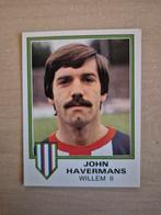 Panini Voetbal 81 John Havermans Willem II, Ophalen of Verzenden, Zo goed als nieuw, Willem II, Poster, Plaatje of Sticker
