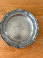 Tinnenbord met merk in goede staat, Antiek en Kunst, Antiek | Tin, Ophalen of Verzenden