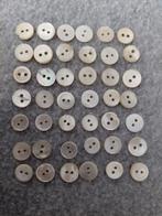 Parelmoer knoopjes, 42 stuks, 10 mm,, Verzenden, Gebruikt, Knoop of Knopen