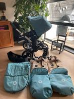 Bugaboo donkey twin petrol, Gebruikt, Bugaboo, Ophalen of Verzenden