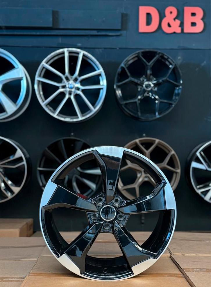 19 inch Rotor look velgen 5x112 Audi a3 s3 a4 a5 q2 q3 q4 q5, Auto-onderdelen, Banden en Velgen, Velg(en), Zomerbanden, 19 inch