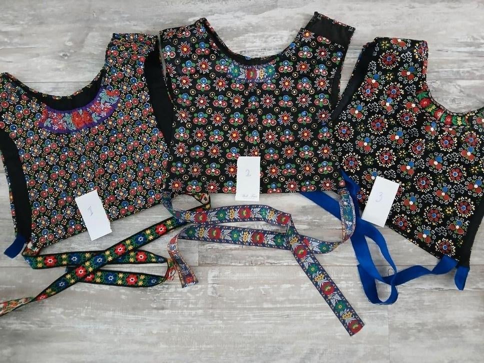 Kraplap met Staphorster stipwerk - per stuk, Ophalen of Verzenden, Dames