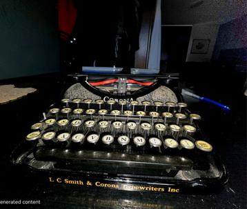 Corona Four Typemachine beschikbaar voor biedingen