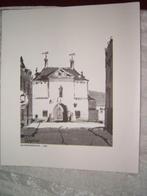 Tekening van Gevangenpoort in Lier Periode 1900 - 1944, Antiek en Kunst, Ophalen of Verzenden